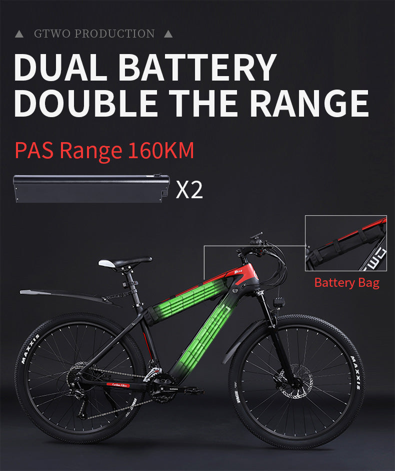 Električno cestno kolo G-TWO G1 Carbon edition (500W, 18Ah) - Top pogon