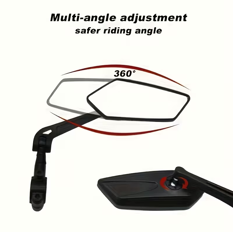 Steklena nastavljiva kolesarska vzvratna ogledala - Top pogon