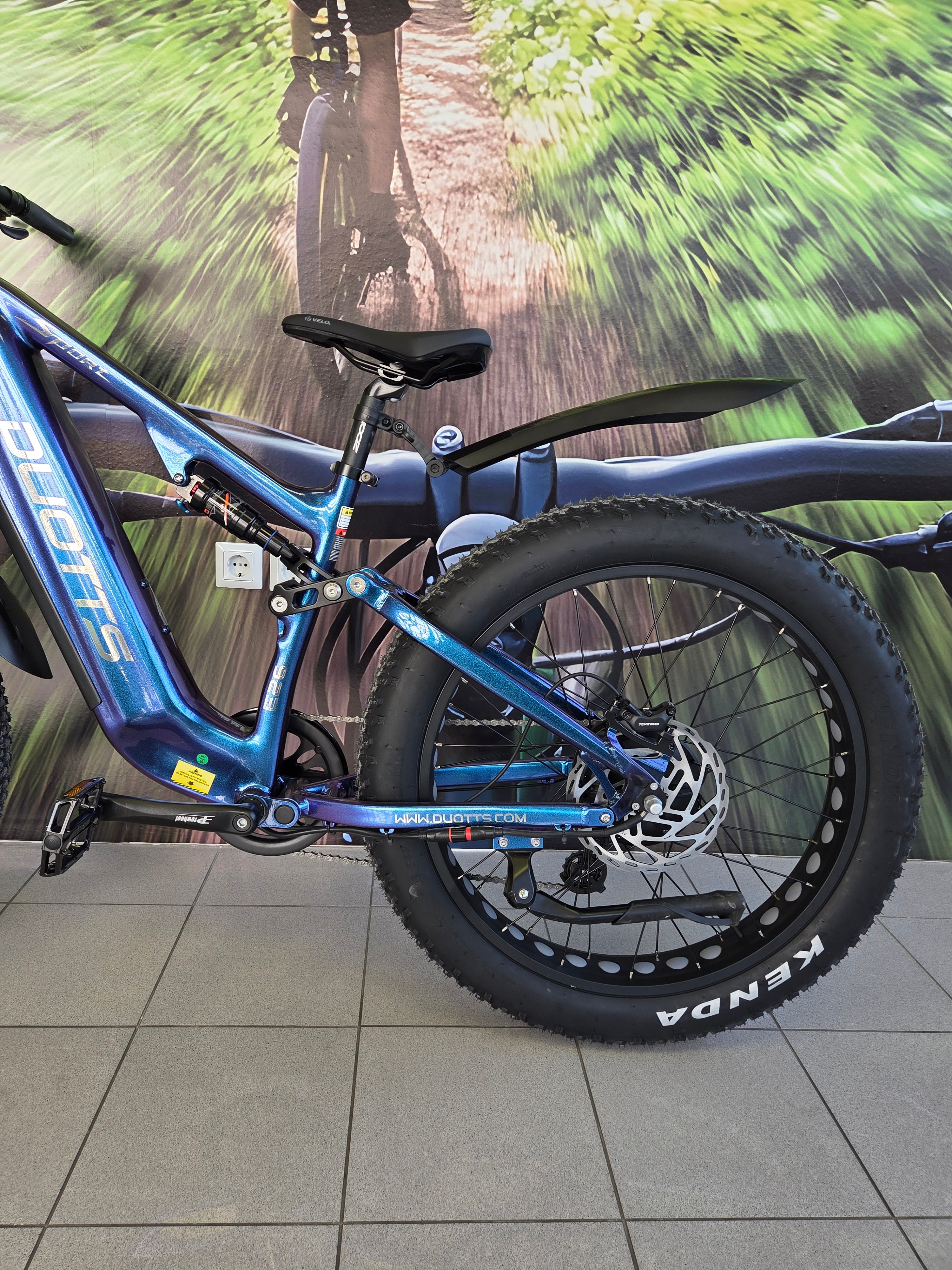 Električno gorsko kolo Duotts (Green lagoon) (960Wh,20ah) - Top pogon