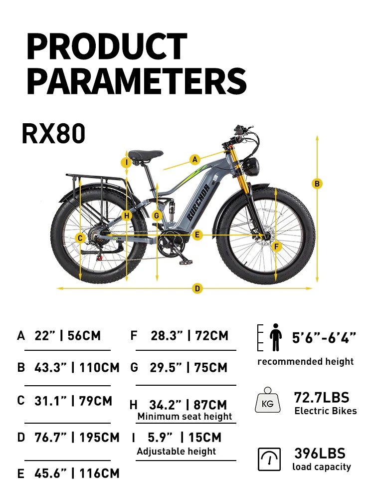 Električno gorsko kolo "RX80" 