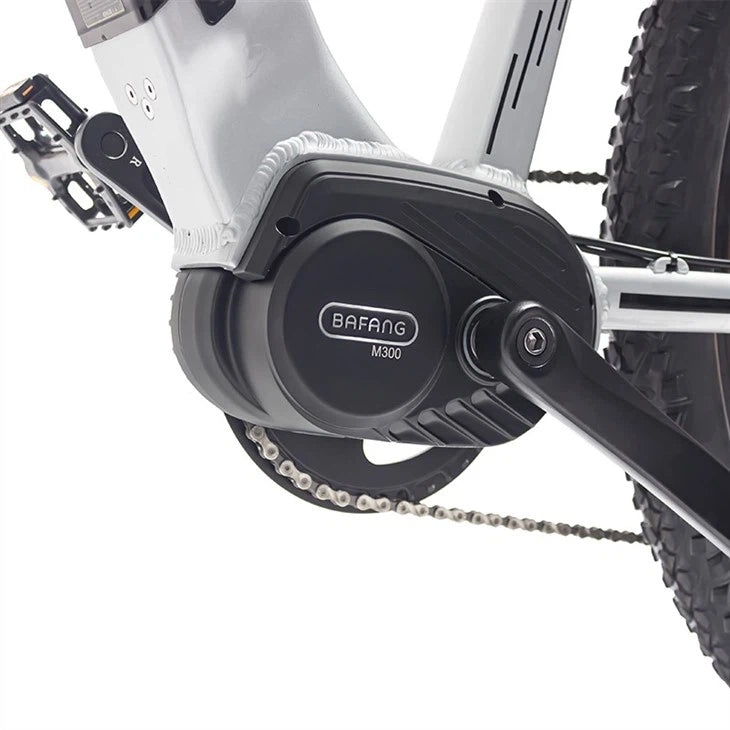 Električno kolo "Jobo bikes" silver haox (630Wh, 18Ah) - Top pogon