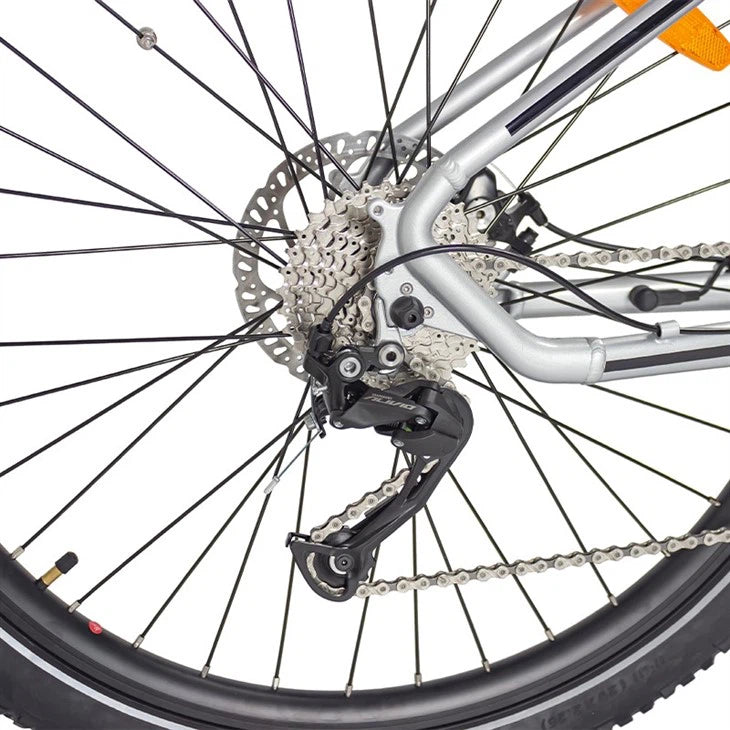 Električno kolo "Jobo bikes" silver haox (630Wh, 18Ah) - Top pogon