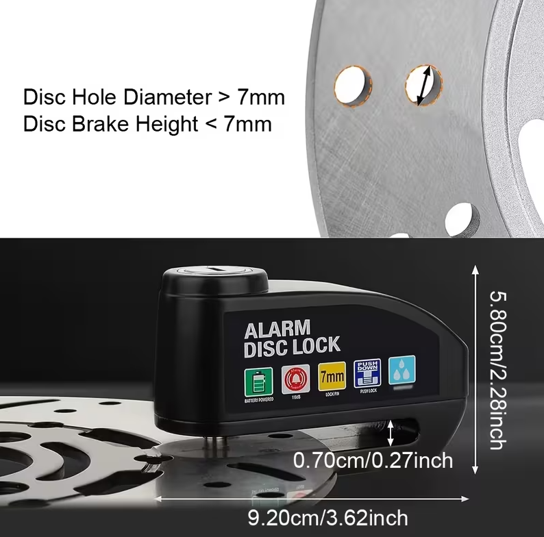 Disk ključ z alarmom - Top pogon