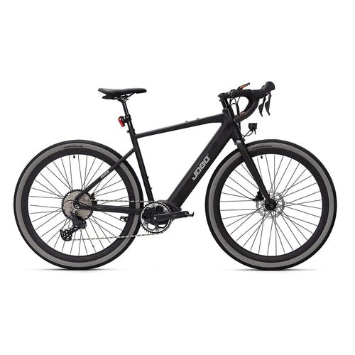 Električno cestno kolo  "Jobo bikes" (Črn) Speedbike (395Wh, 11Ah)