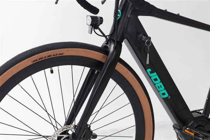 Električno cestno kolo  "Jobo bikes" (Črn) Speedbike (395Wh, 11Ah)