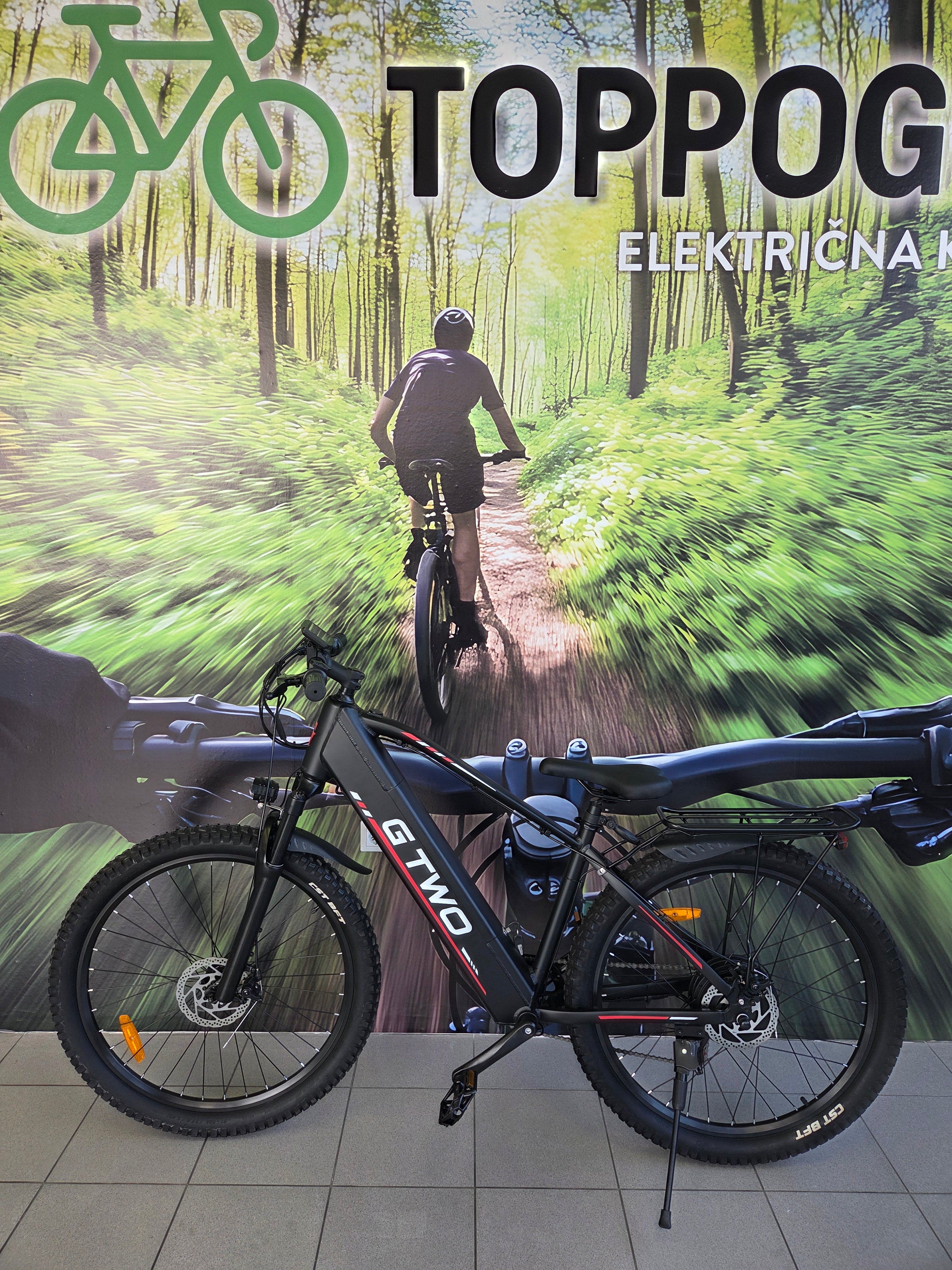 Gorsko Električno kolo GTWO G6 (1200Wh, 25Ah) - Top pogon
