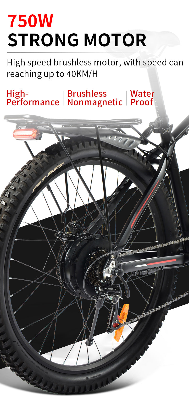 Gorsko Električno kolo GTWO G6 (1200Wh, 25Ah) - Top pogon