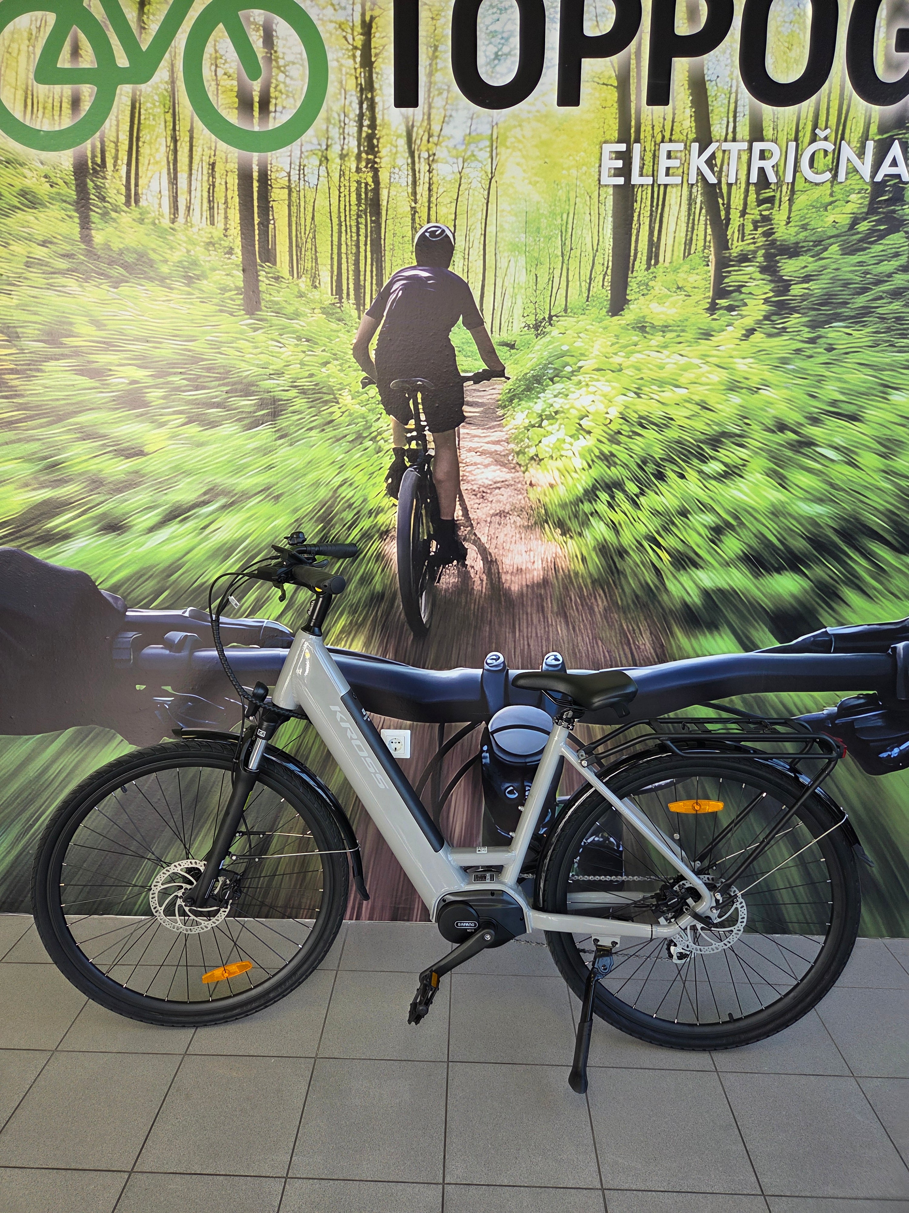 Električno Kolo Kross City (418Wh, 10,50Ah) - Top pogon