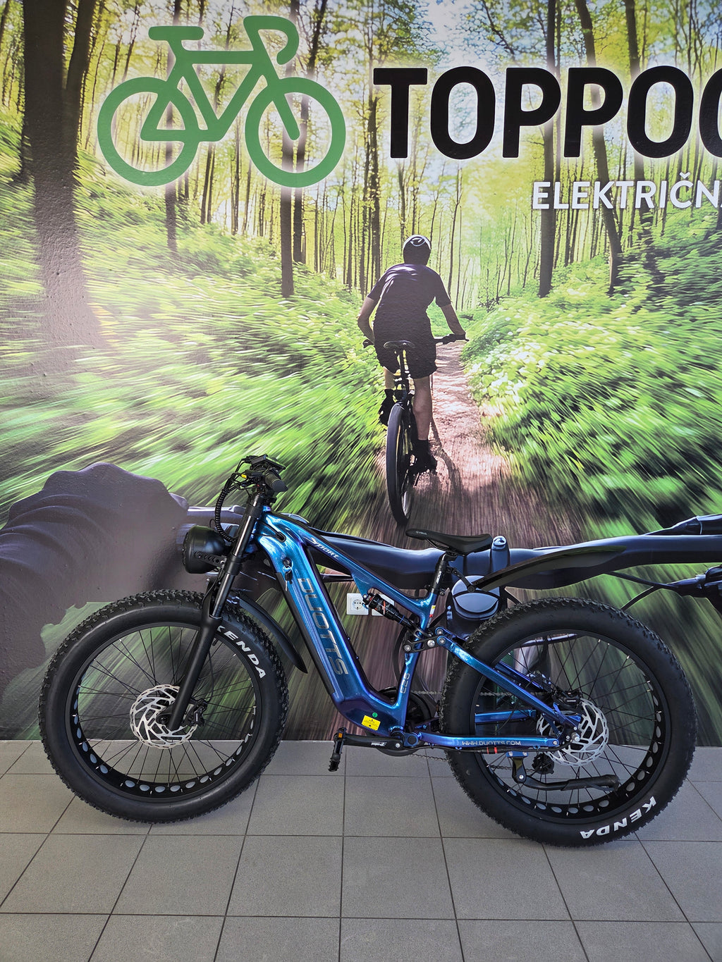 Električno gorsko kolo Duotts (Green lagoon) (960Wh,20ah) - Top pogon