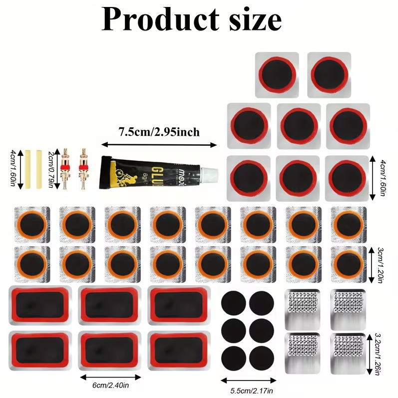 Prenosni komplet za popravilo kolesarskih pnevmatik - Top pogon